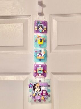 Clikits and Tiny Dreams 5 Room Doll House Framed Hanging Wall Art